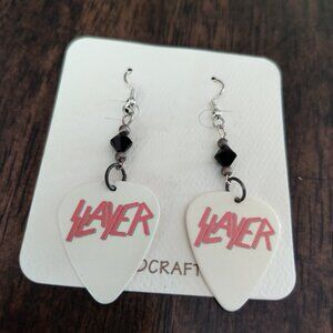 SLAYER GUITAR PICK EARRINGS